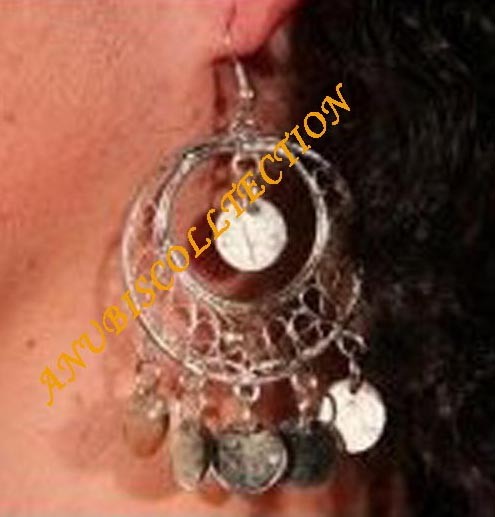 Pendientes redondos.