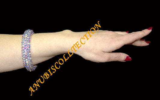Pulsera redonda de cristal