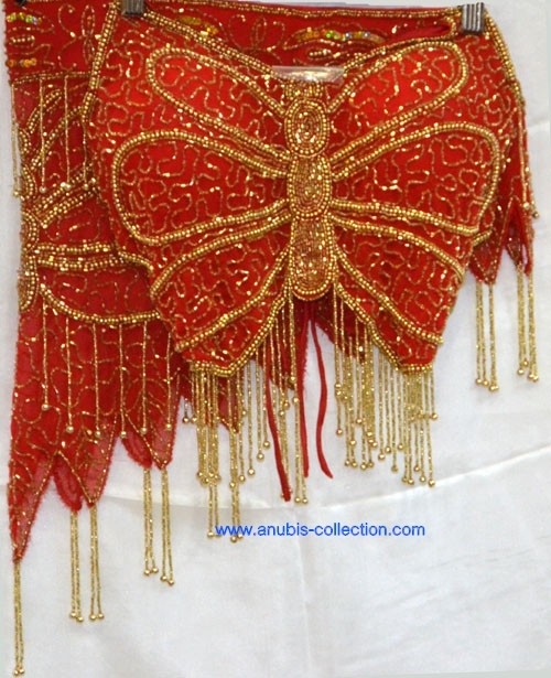 Conjunto mariposa fajín largo.